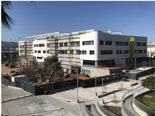 Exterior of Samohi Discovery Building